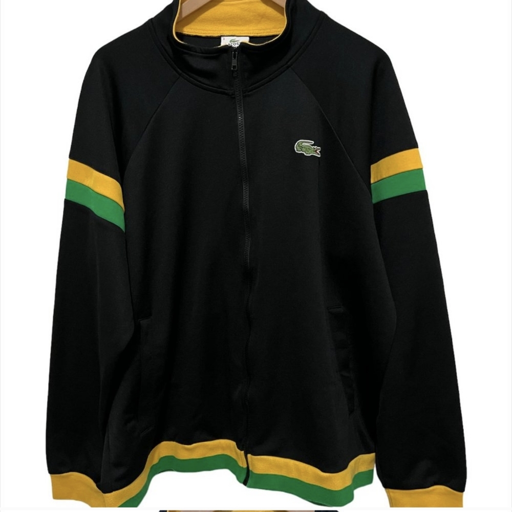 Lacoste Sport Jamaican Track Jacket Sz 5 or Large